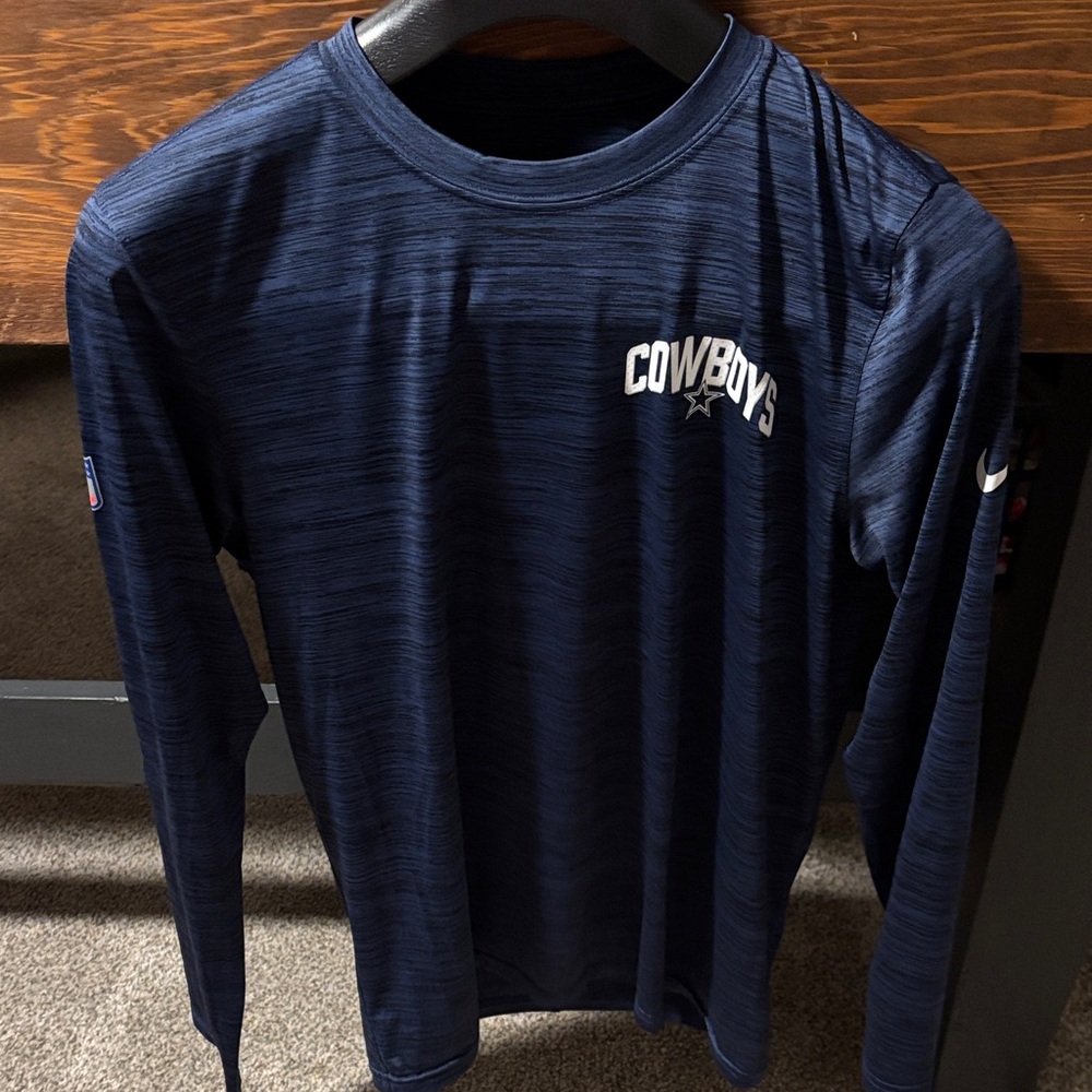 Nike tee drifit Navy Long Sleeve Shirt - Dallas cowboys